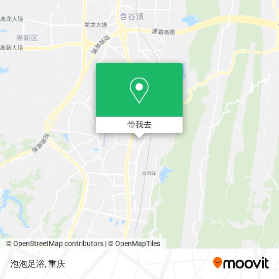 泡泡足浴地图