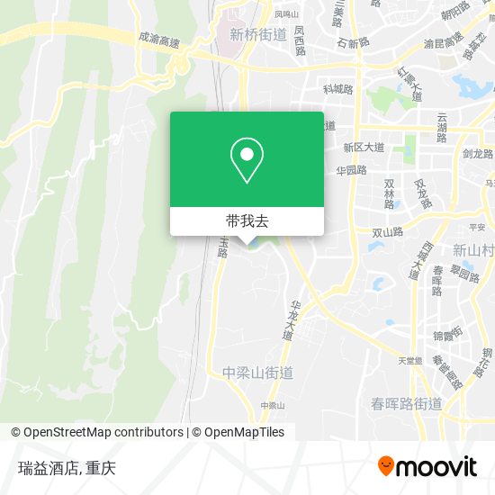 瑞益酒店地图