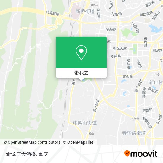 渝源庄大酒楼地图