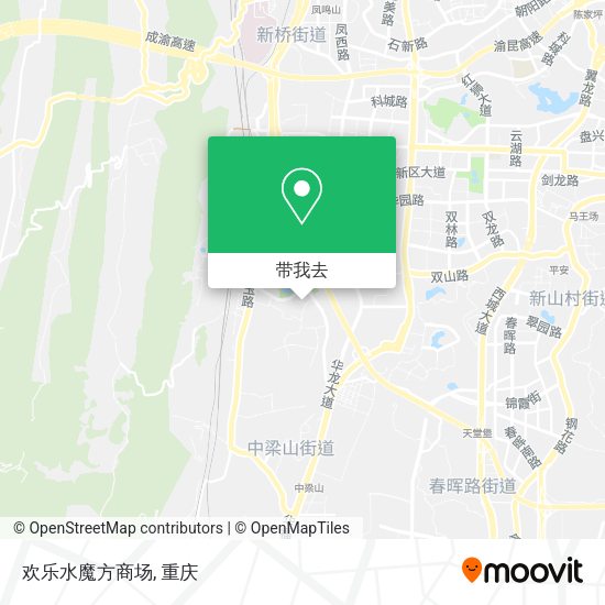欢乐水魔方商场地图