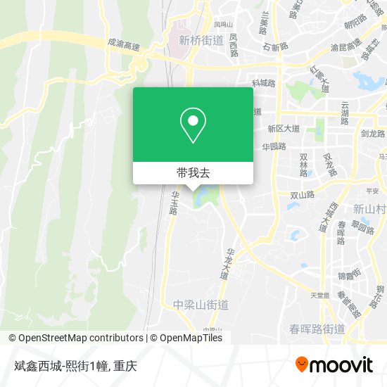 斌鑫西城-熙街1幢地图