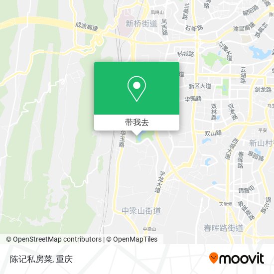 陈记私房菜地图