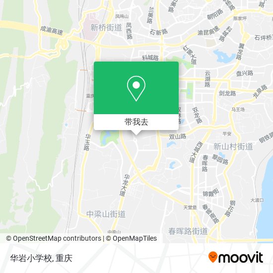 华岩小学校地图