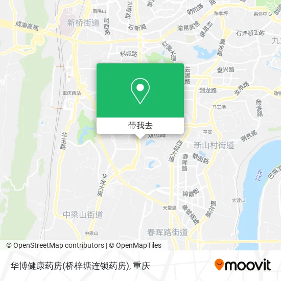 华博健康药房(桥梓塘连锁药房)地图