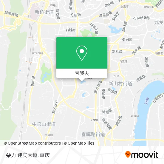 朵力·迎宾大道地图