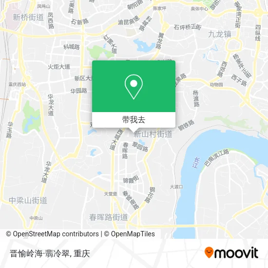 晋愉岭海·翡冷翠地图
