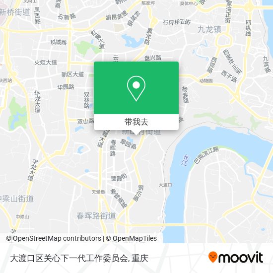 大渡口区关心下一代工作委员会地图