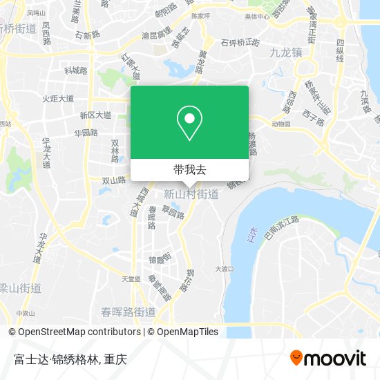 富士达·锦绣格林地图
