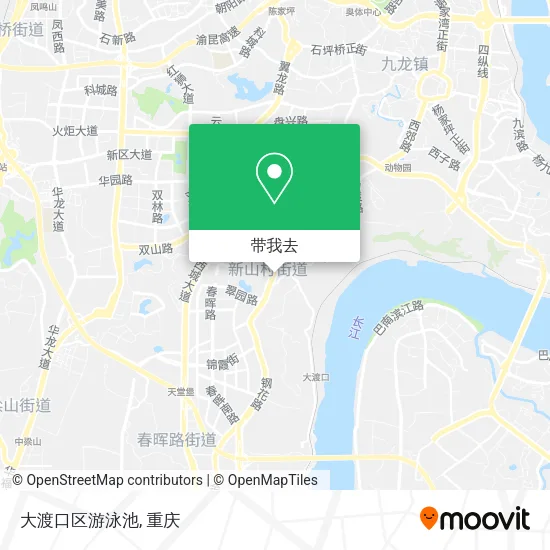 大渡口区游泳池地图