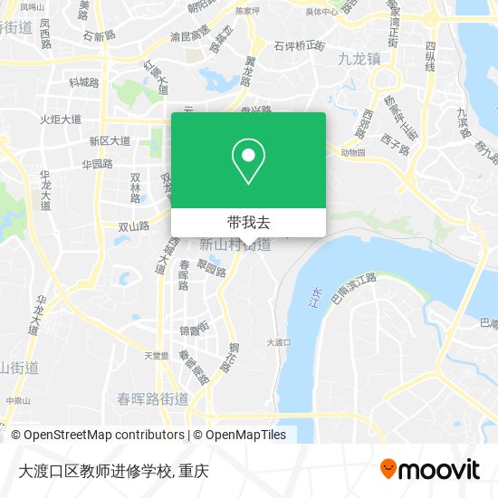 大渡口区教师进修学校地图