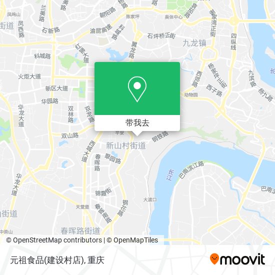 元祖食品(建设村店)地图