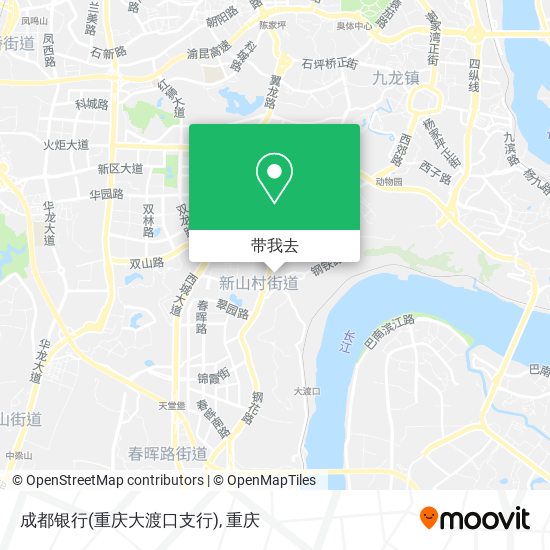 成都银行(重庆大渡口支行)地图