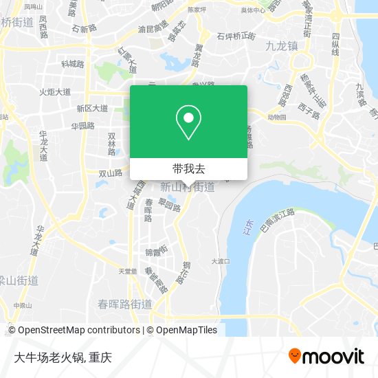 大牛场老火锅地图