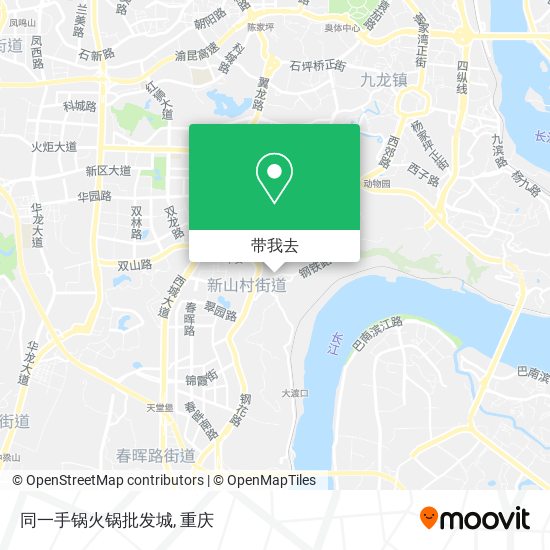 同一手锅火锅批发城地图