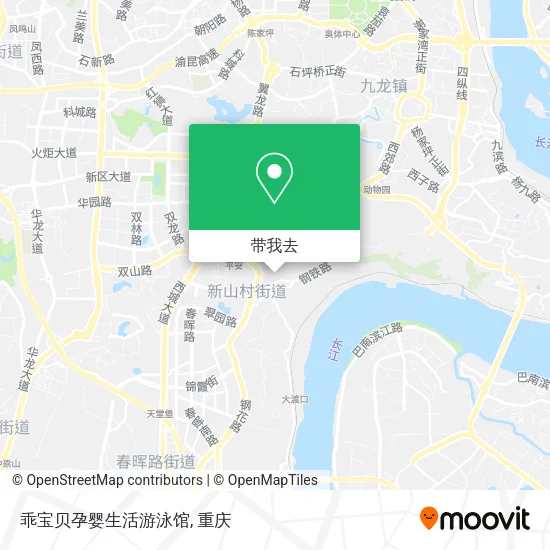 乖宝贝孕婴生活游泳馆地图