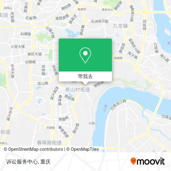 诉讼服务中心地图