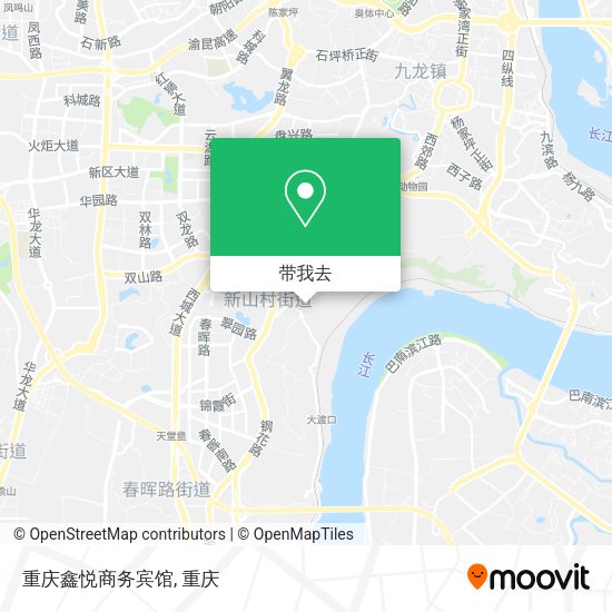 重庆鑫悦商务宾馆地图