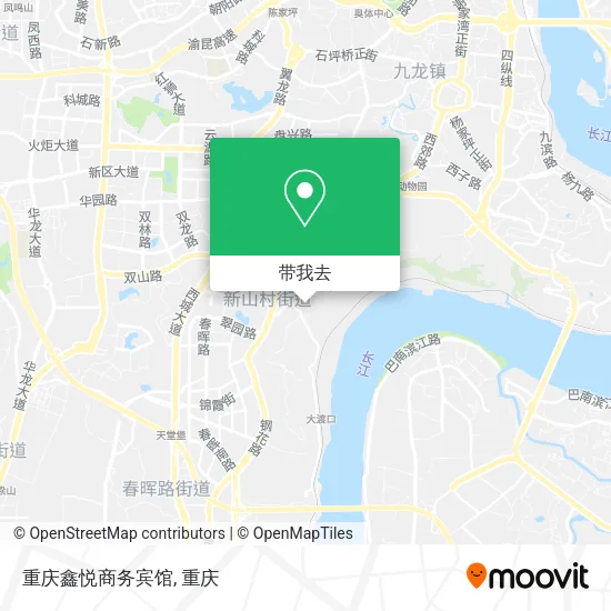 重庆鑫悦商务宾馆地图