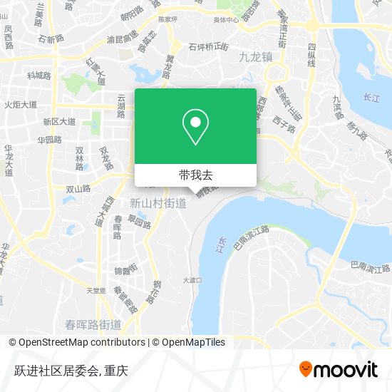 跃进社区居委会地图