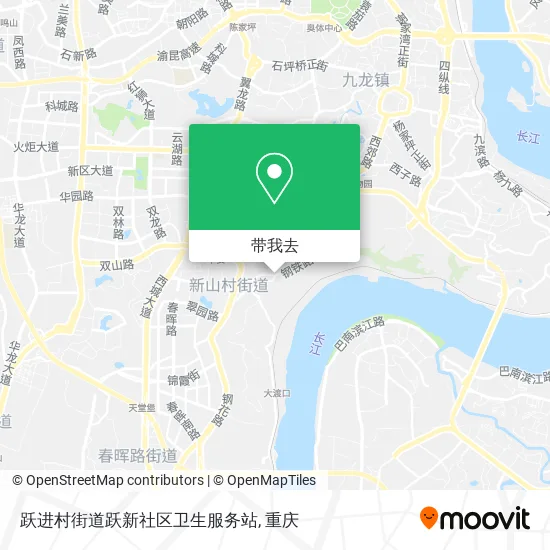 跃进村街道跃新社区卫生服务站地图