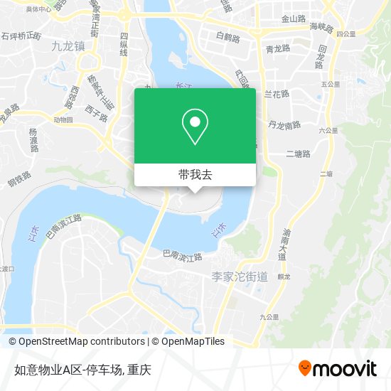 如意物业A区-停车场地图