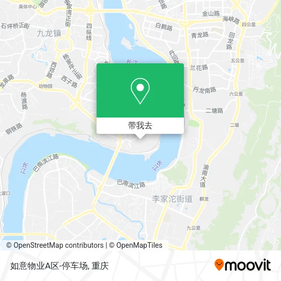 如意物业A区-停车场地图