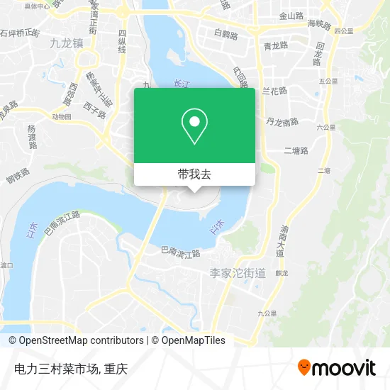 电力三村菜市场地图