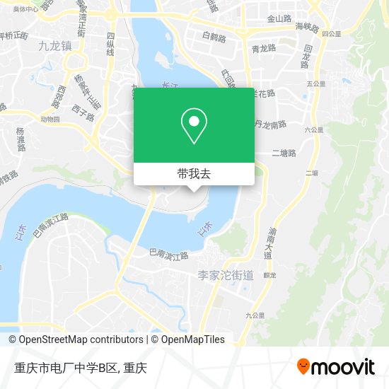 重庆市电厂中学B区地图