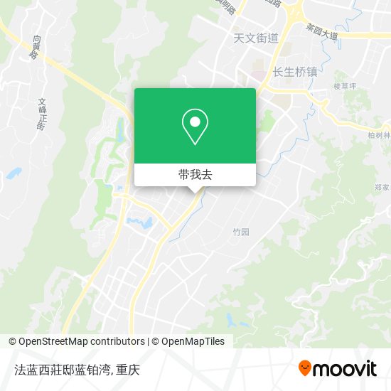 法蓝西莊邸蓝铂湾地图