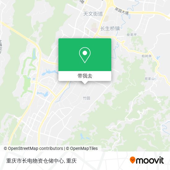 重庆市长电物资仓储中心地图