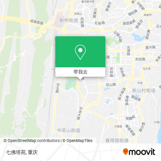 七佛塔苑地图