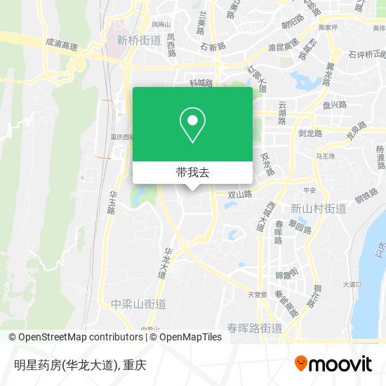 明星药房(华龙大道)地图