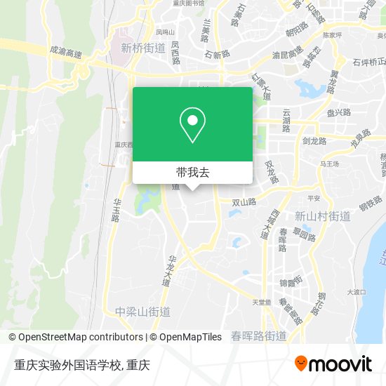 重庆实验外国语学校地图