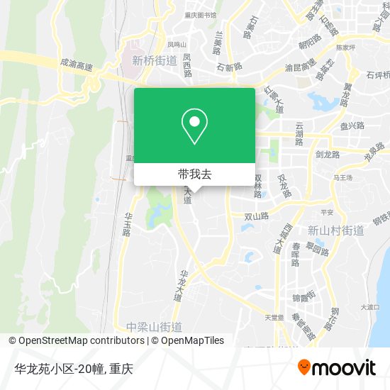 华龙苑小区-20幢地图