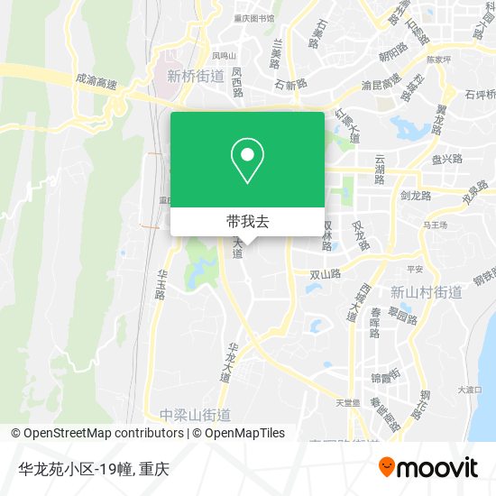 华龙苑小区-19幢地图