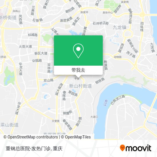 重钢总医院-发热门诊地图