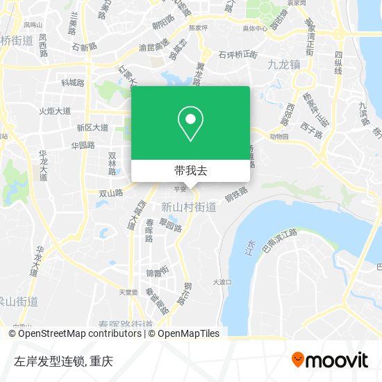 左岸发型连锁地图