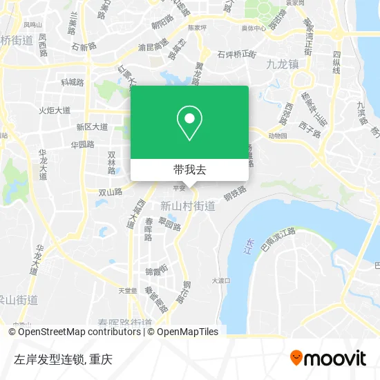 左岸发型连锁地图