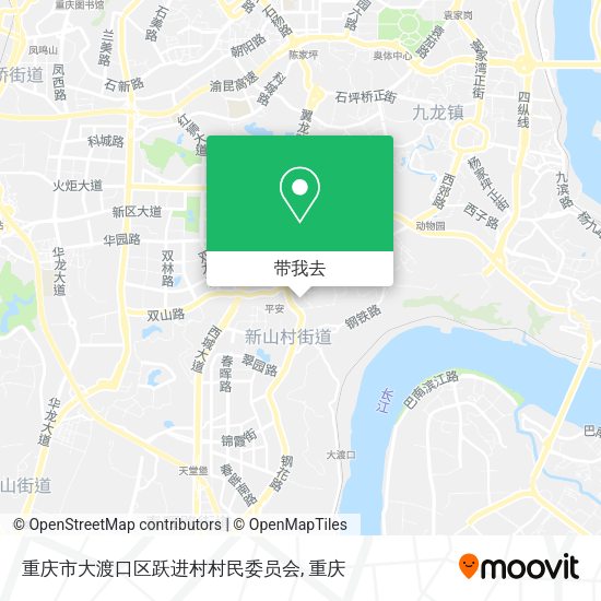 重庆市大渡口区跃进村村民委员会地图