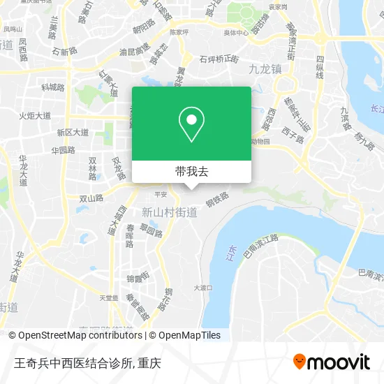 王奇兵中西医结合诊所地图