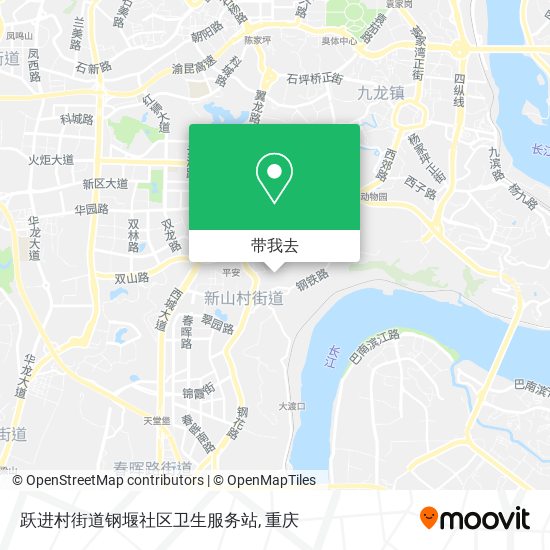 跃进村街道钢堰社区卫生服务站地图