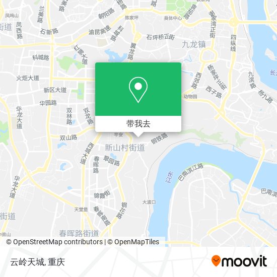 云岭天城地图