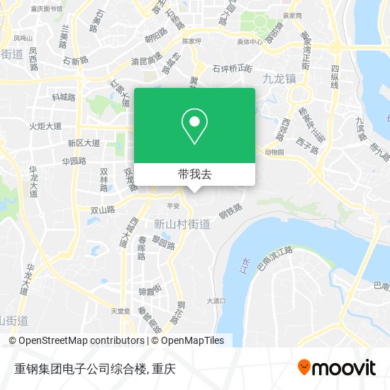 重钢集团电子公司综合楼地图