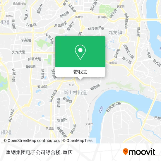 重钢集团电子公司综合楼地图