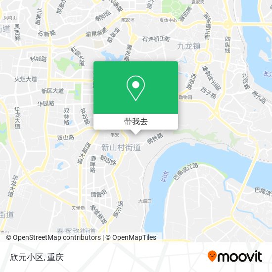 欣元小区地图
