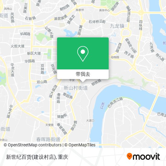 新世纪百货(建设村店)地图