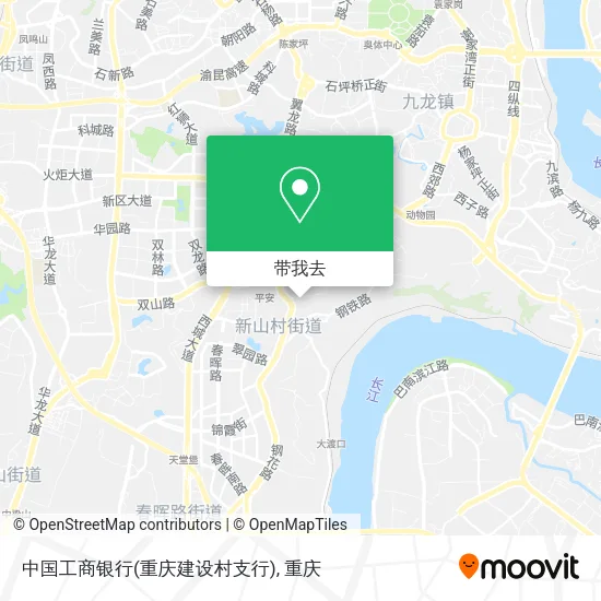 中国工商银行(重庆建设村支行)地图