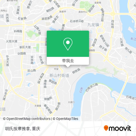 胡氏按摩推拿地图