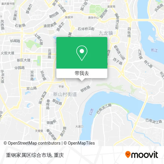 重钢家属区综合市场地图