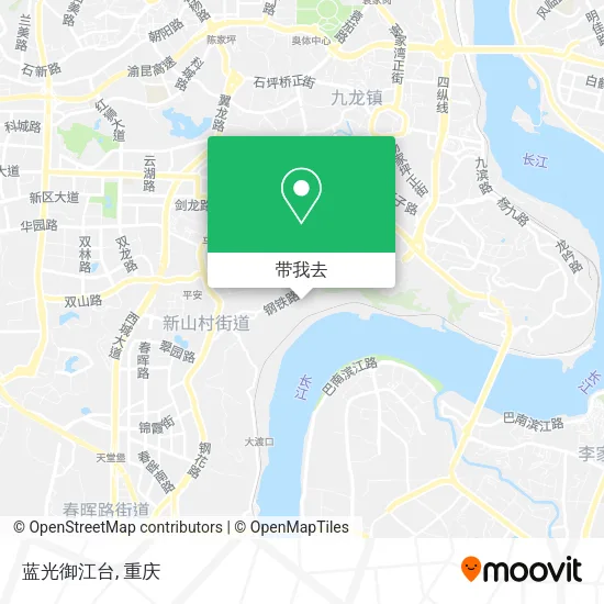 蓝光御江台地图